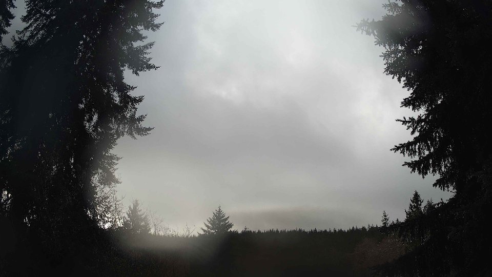 Pacific Northwest skyline timelapse on Jan 7th, 2026 at 1:00 PM