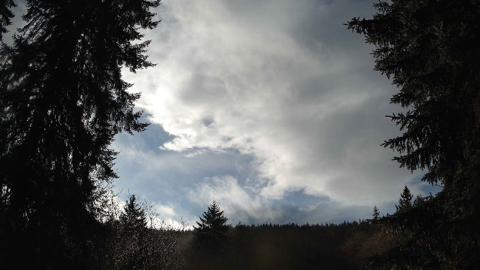 Pacific Northwest skyline timelapse on Jan 7th, 2026 at 1:30 PM