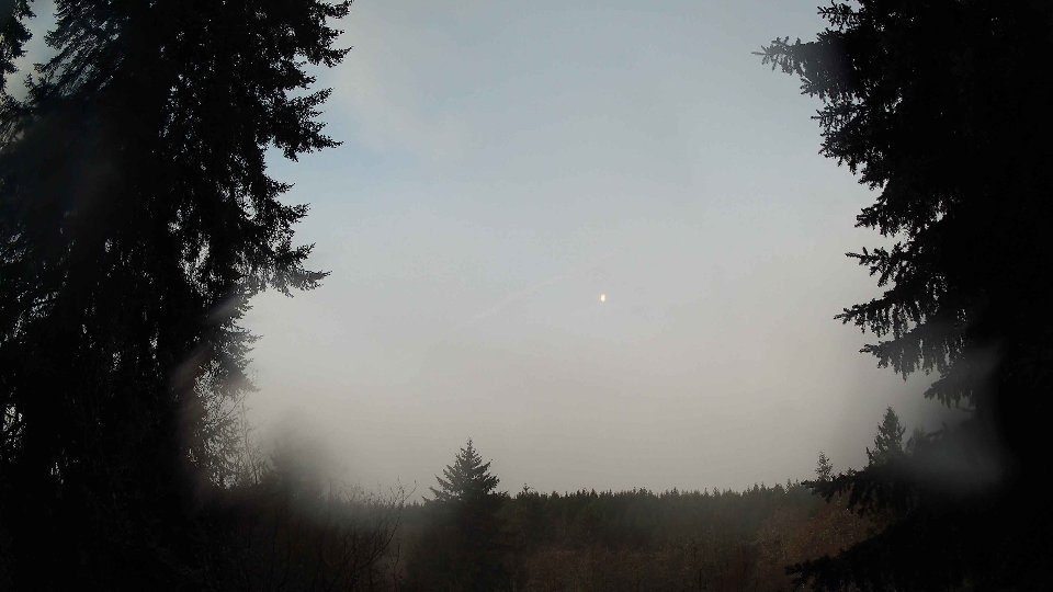 Pacific Northwest skyline timelapse frame from Jan 8th, 2026 at 7:45 AM