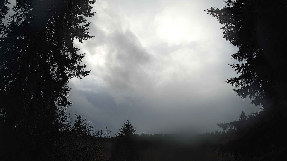 Pacific Northwest skyline timelapse frame from Jan 8th, 2026 at 2:15 PM
