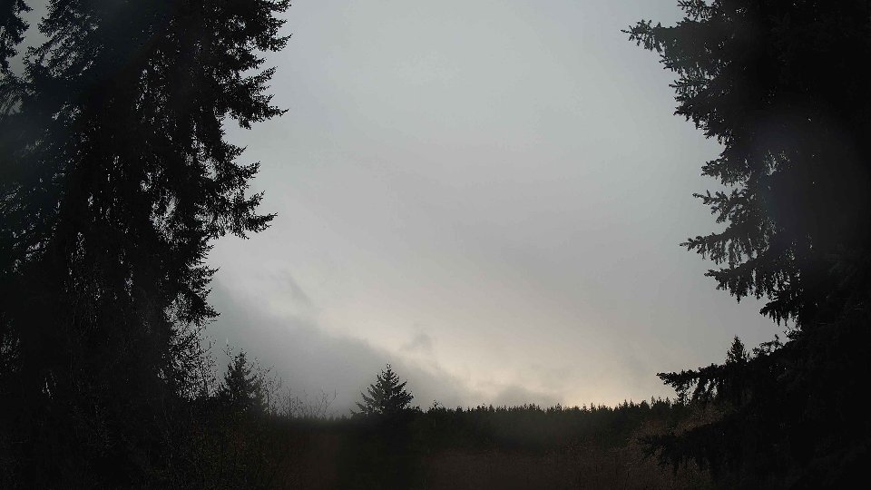 Pacific Northwest skyline timelapse frame from Jan 8th, 2026 at 4:00 PM