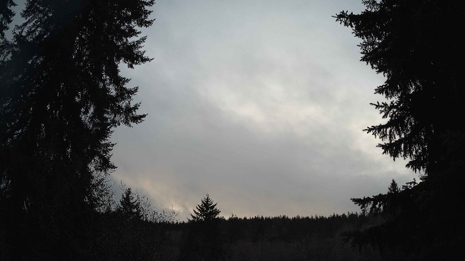 Pacific Northwest skyline timelapse frame from Jan 8th, 2026 at 4:30 PM