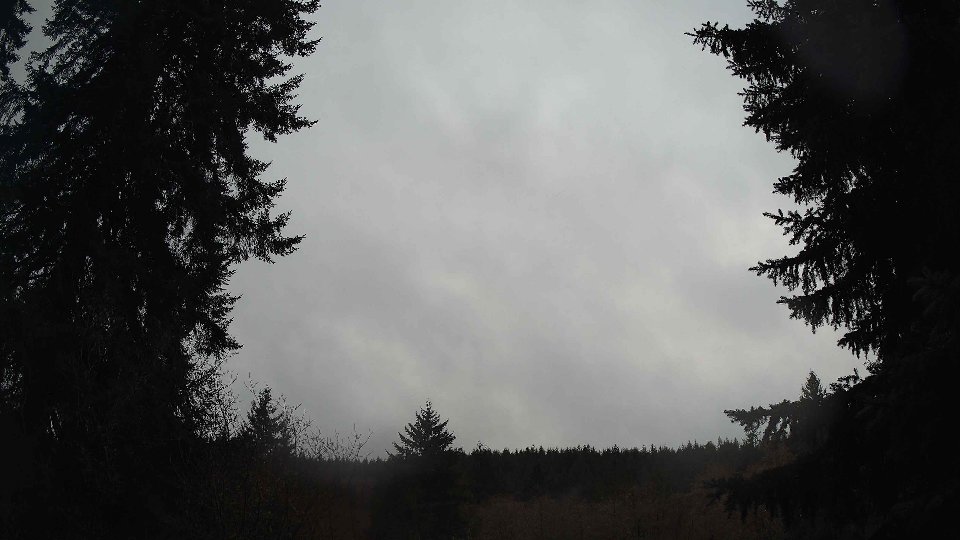 Pacific Northwest skyline timelapse frame from Jan 8th, 2026 at 4:45 PM