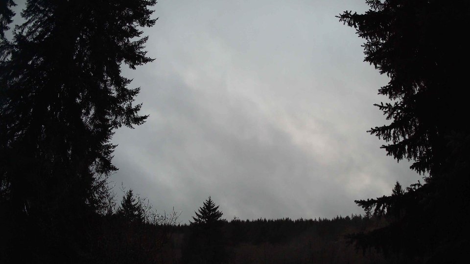 Pacific Northwest skyline timelapse frame from Jan 8th, 2026 at 5:00 PM