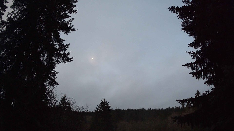 Pacific Northwest skyline timelapse frame from Jan 9th, 2026 at 7:30 AM