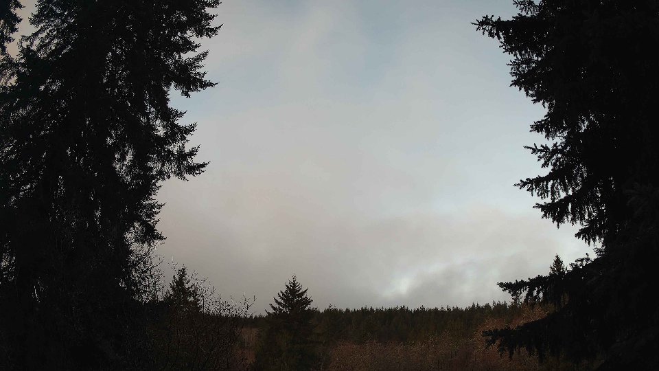 Pacific Northwest skyline timelapse frame from Jan 9th, 2026 at 8:15 AM