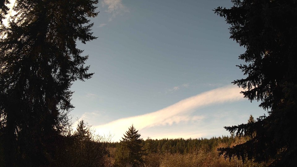 Pacific Northwest skyline timelapse frame from Jan 9th, 2026 at 10:15 AM