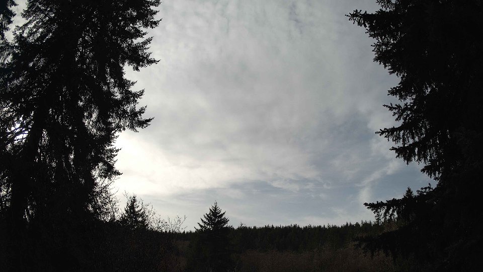 Pacific Northwest skyline timelapse frame from Jan 9th, 2026 at 12:30 PM
