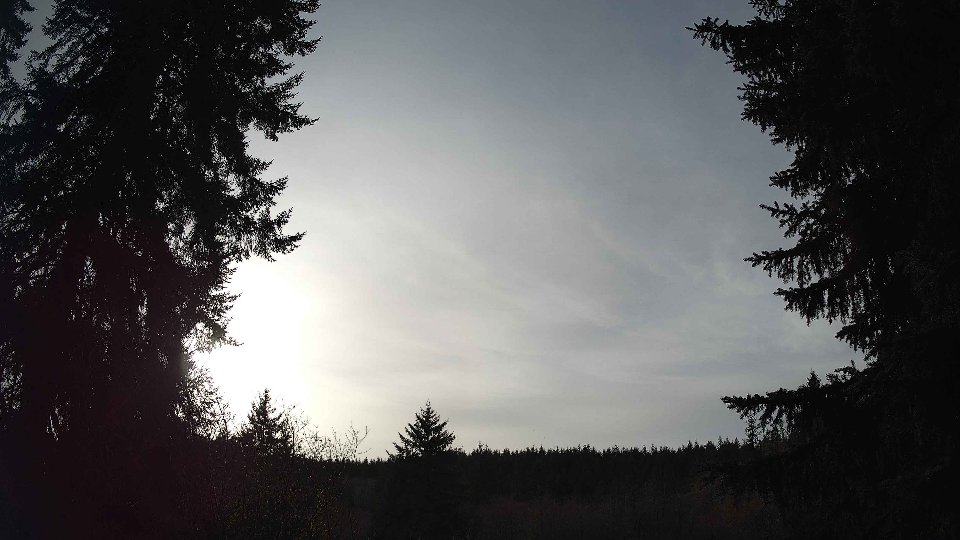 Pacific Northwest skyline timelapse frame from Jan 9th, 2026 at 2:00 PM