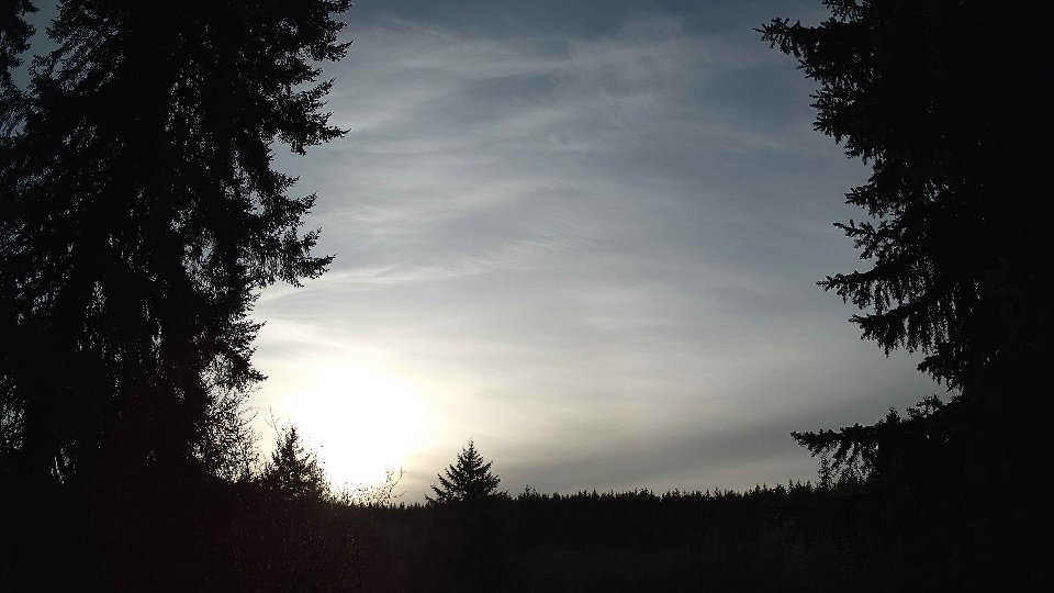 Pacific Northwest skyline timelapse frame from Jan 9th, 2026 at 2:45 PM