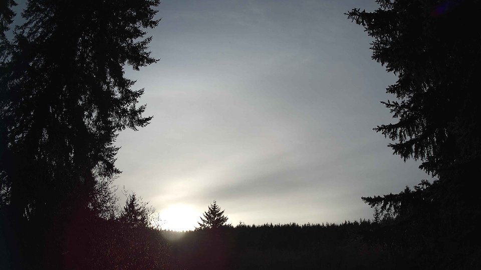 Pacific Northwest skyline timelapse frame from Jan 9th, 2026 at 3:00 PM