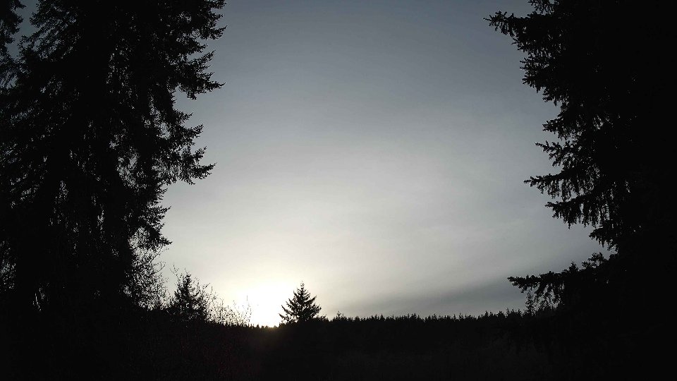 Pacific Northwest skyline timelapse frame from Jan 9th, 2026 at 3:15 PM