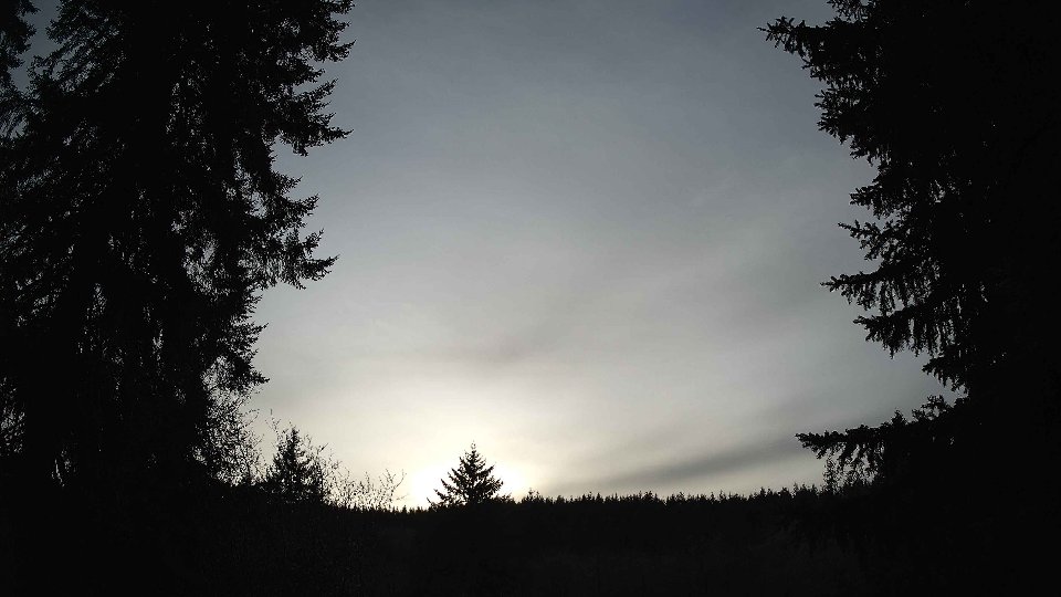 Pacific Northwest skyline timelapse frame from Jan 9th, 2026 at 3:30 PM