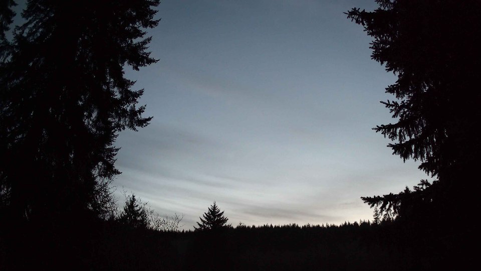 Pacific Northwest skyline timelapse frame from Jan 9th, 2026 at 5:15 PM