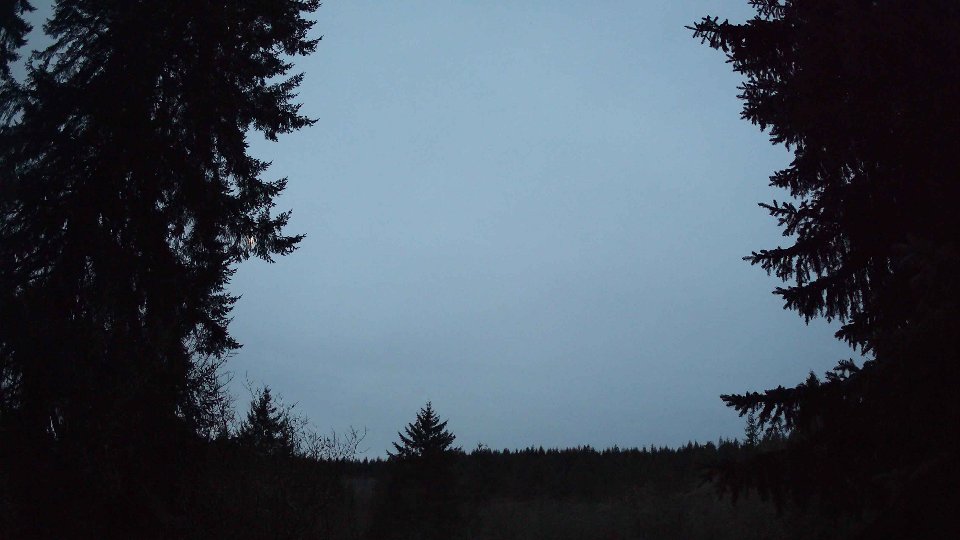 Pacific Northwest skyline timelapse on Jan 10th, 2026 at 7:30 AM
