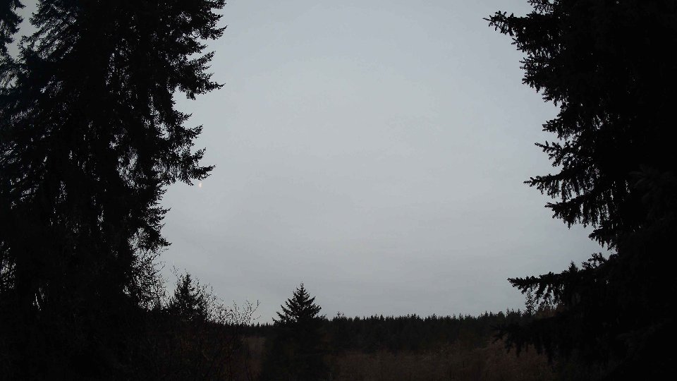 Pacific Northwest skyline timelapse on Jan 10th, 2026 at 7:45 AM