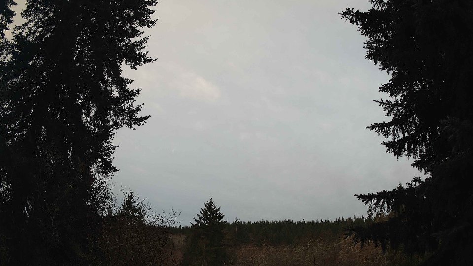 Pacific Northwest skyline timelapse on Jan 10th, 2026 at 8:15 AM
