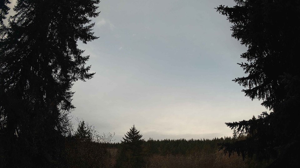 Pacific Northwest skyline timelapse on Jan 10th, 2026 at 8:45 AM