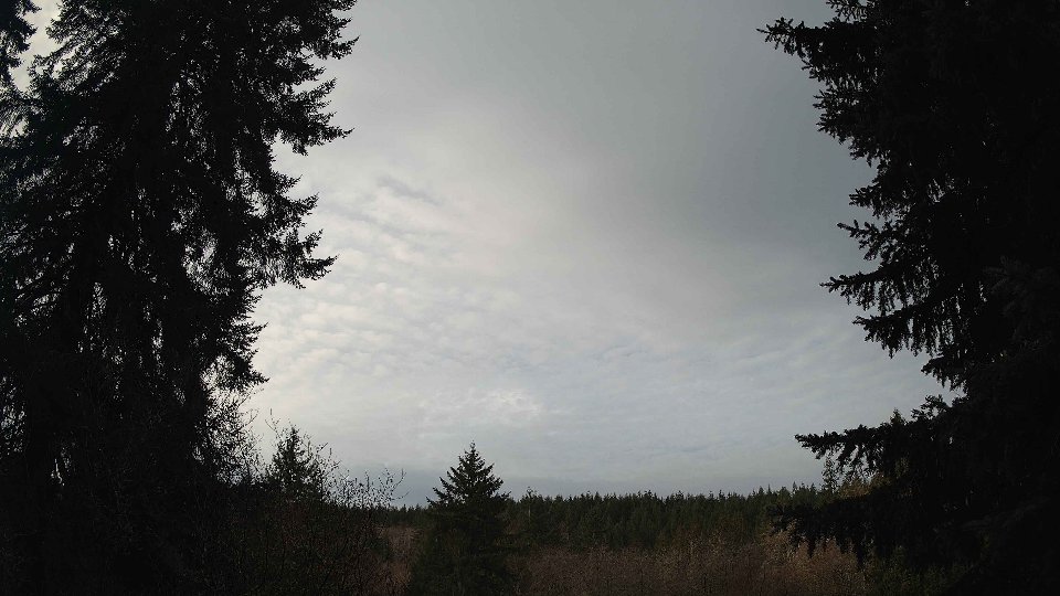 Pacific Northwest skyline timelapse on Jan 10th, 2026 at 9:30 AM