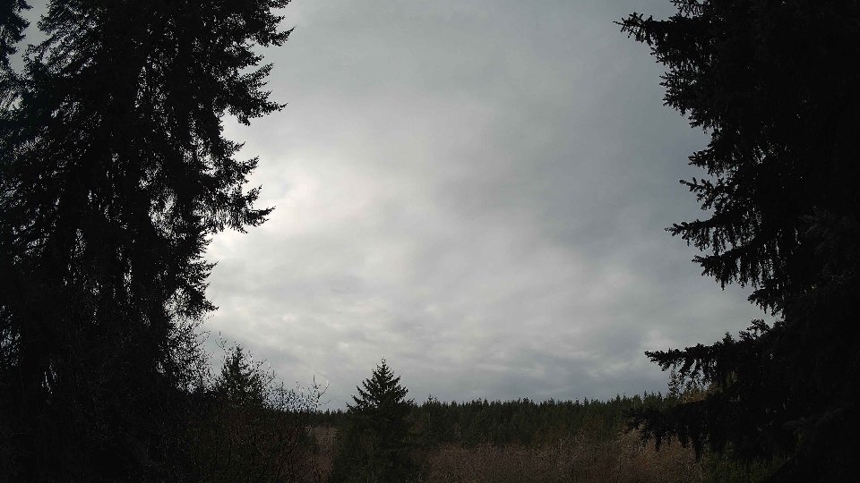 Pacific Northwest skyline timelapse on Jan 10th, 2026 at 9:45 AM