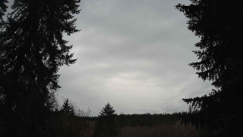 Pacific Northwest skyline timelapse on Jan 10th, 2026 at 1:15 PM