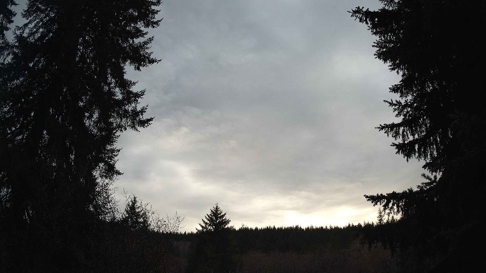 Pacific Northwest skyline timelapse on Jan 10th, 2026 at 4:00 PM