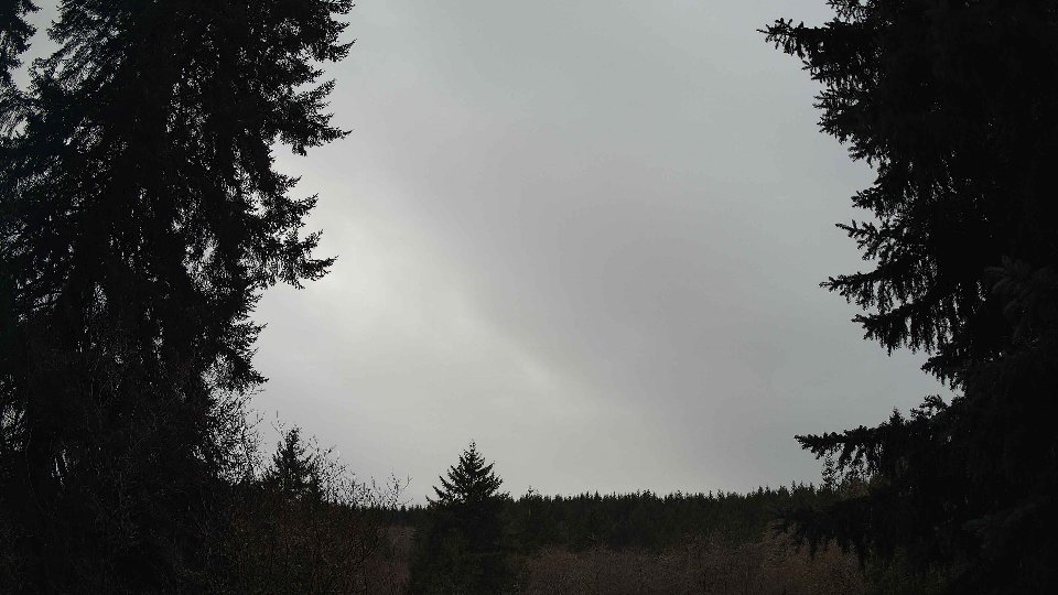 Pacific Northwest skyline timelapse frame from Jan 11th, 2026 at 10:45 AM