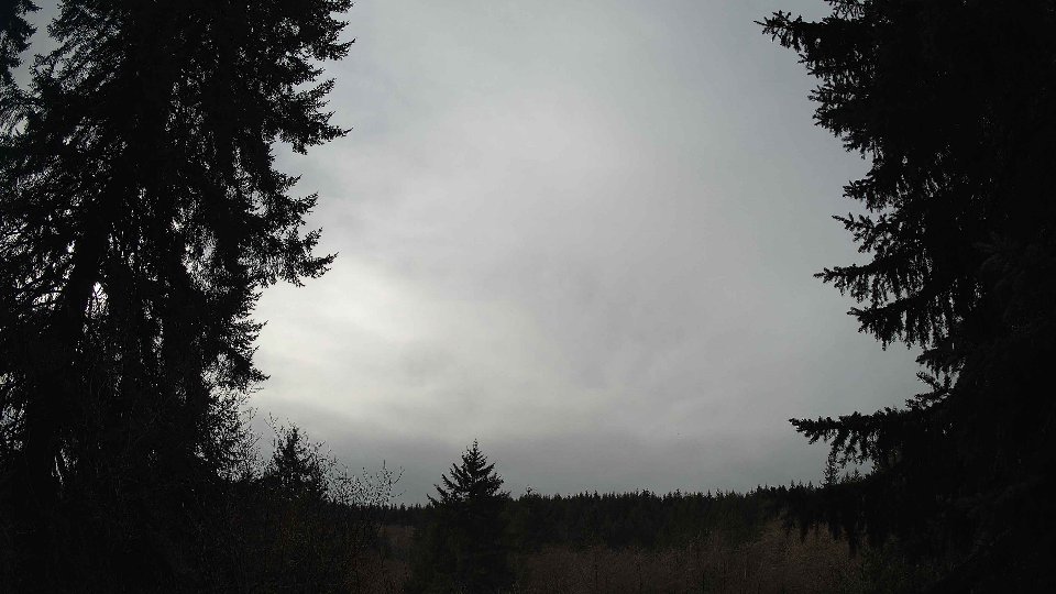 Pacific Northwest skyline timelapse frame from Jan 11th, 2026 at 12:45 PM