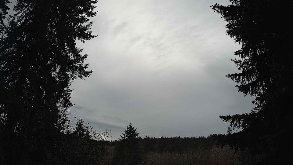 Pacific Northwest skyline timelapse frame from Jan 11th, 2026 at 2:45 PM