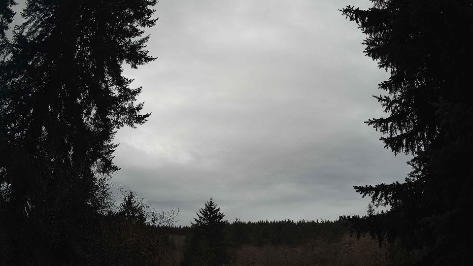 Pacific Northwest skyline timelapse frame from Jan 11th, 2026 at 4:15 PM
