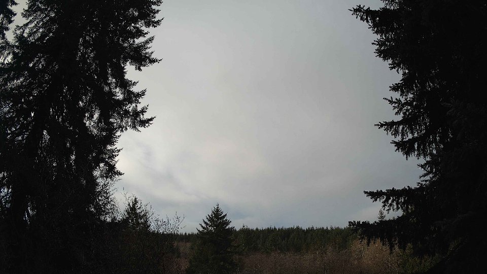 Pacific Northwest skyline timelapse frame from Jan 12th, 2026 at 9:30 AM