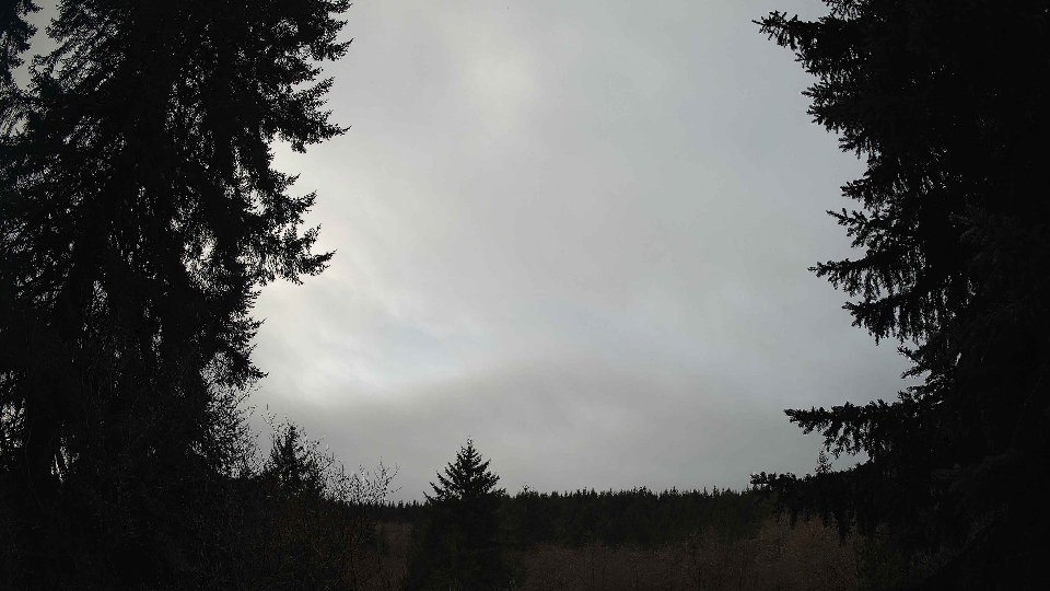 Pacific Northwest skyline timelapse frame from Jan 12th, 2026 at 11:45 AM