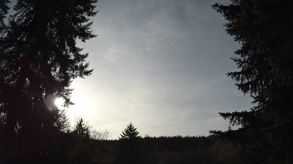 Pacific Northwest skyline timelapse frame from Jan 12th, 2026 at 1:45 PM