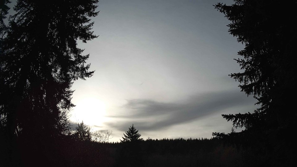 Pacific Northwest skyline timelapse frame from Jan 12th, 2026 at 2:30 PM