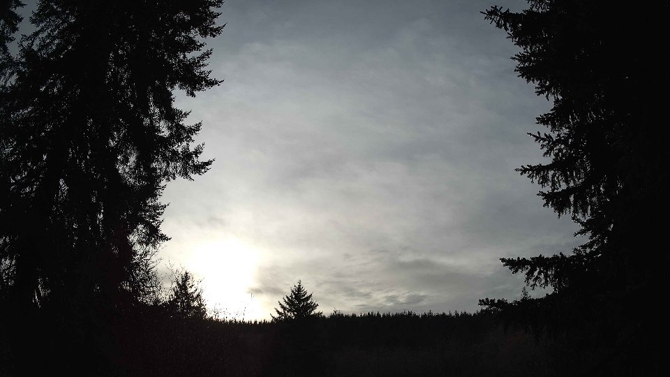 Pacific Northwest skyline timelapse frame from Jan 12th, 2026 at 2:45 PM