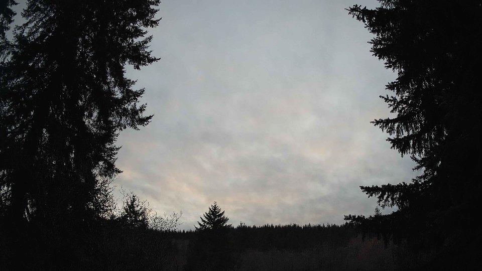 Pacific Northwest skyline timelapse frame from Jan 12th, 2026 at 4:30 PM