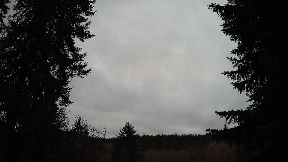 Pacific Northwest skyline timelapse frame from Jan 12th, 2026 at 5:00 PM