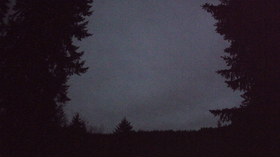 Pacific Northwest skyline timelapse frame from Jan 12th, 2026 at 7:16 AM