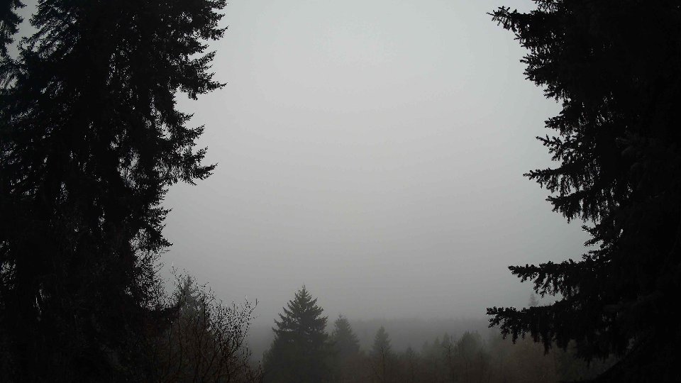 Pacific Northwest skyline timelapse frame from Jan 13th, 2026 at 7:45 AM