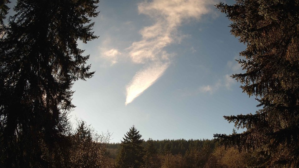 Pacific Northwest skyline timelapse frame from Jan 13th, 2026 at 1:30 PM