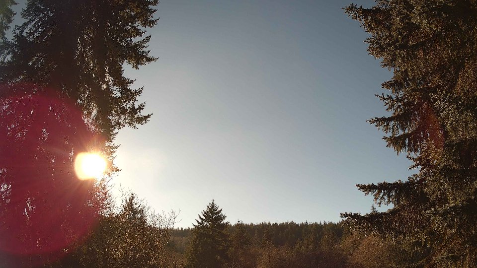 Pacific Northwest skyline timelapse frame from Jan 13th, 2026 at 1:45 PM