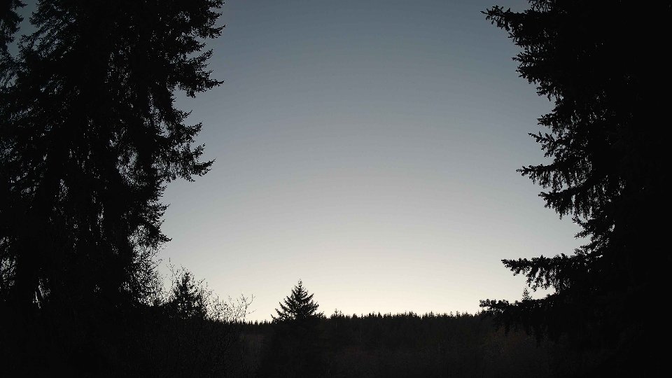 Pacific Northwest skyline timelapse frame from Jan 13th, 2026 at 4:15 PM