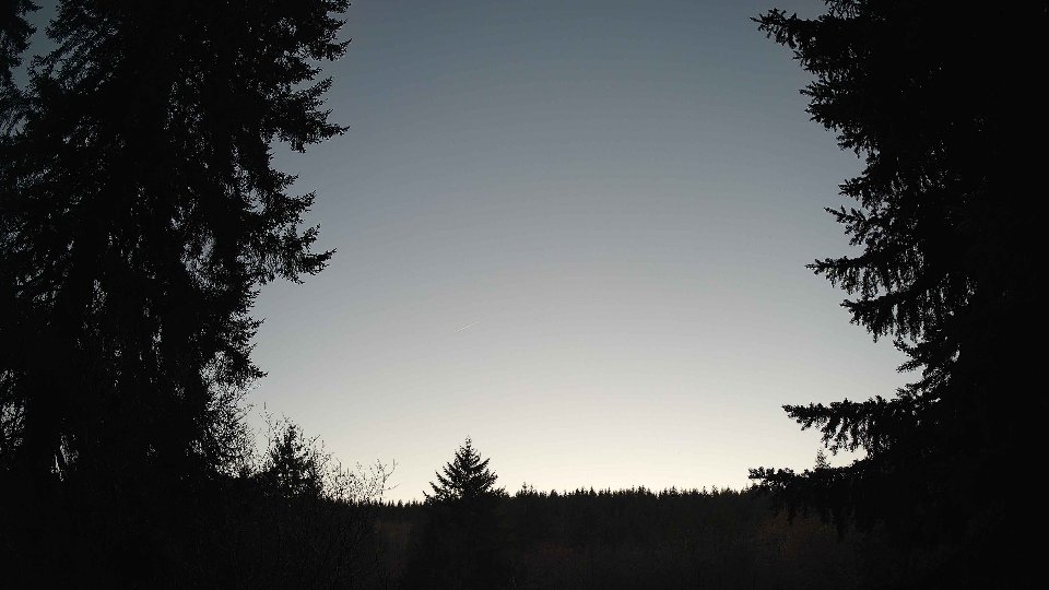 Pacific Northwest skyline timelapse frame from Jan 13th, 2026 at 4:30 PM