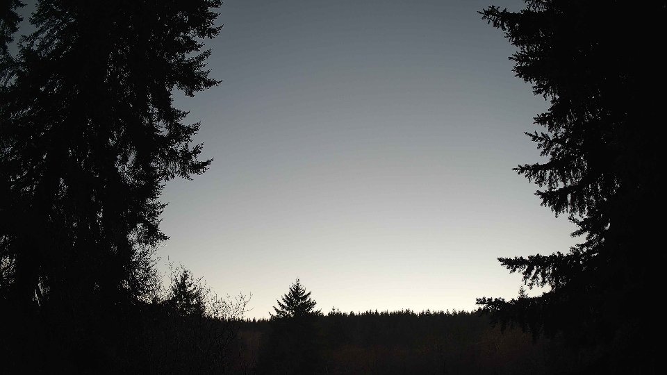 Pacific Northwest skyline timelapse frame from Jan 13th, 2026 at 4:45 PM