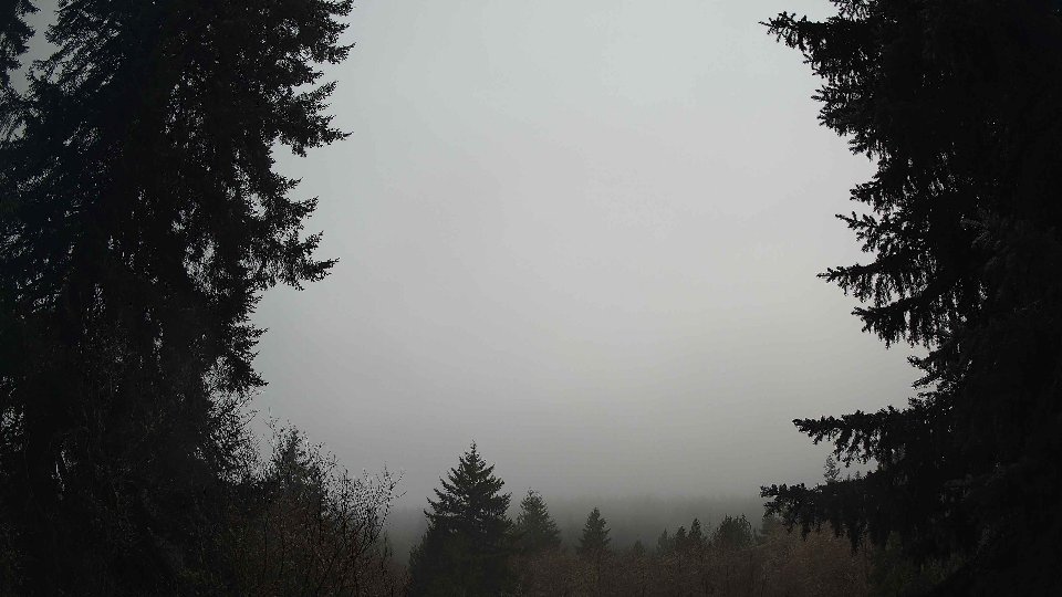 Pacific Northwest skyline timelapse frame from Jan 14th, 2026 at 8:15 AM
