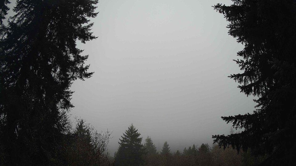 Pacific Northwest skyline timelapse frame from Jan 14th, 2026 at 8:45 AM