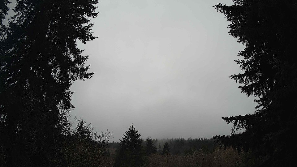 Pacific Northwest skyline timelapse frame from Jan 14th, 2026 at 9:45 AM