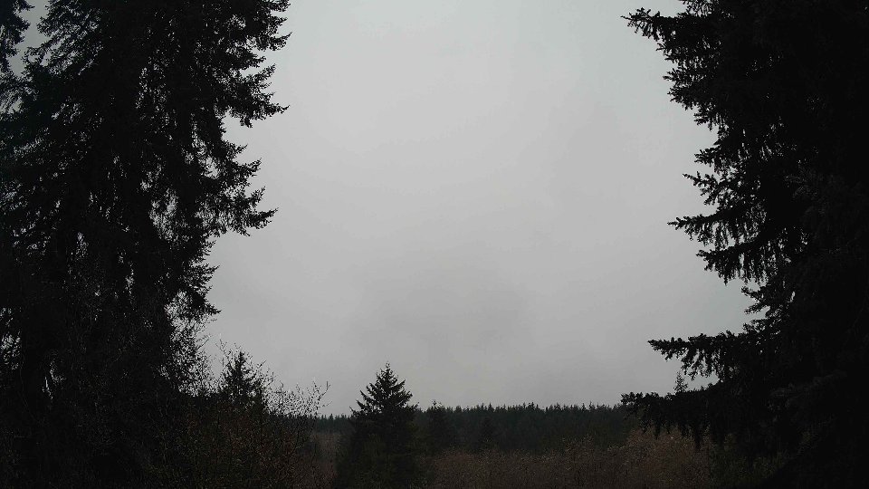 Pacific Northwest skyline timelapse frame from Jan 14th, 2026 at 12:45 PM