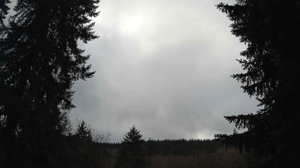 Pacific Northwest skyline timelapse frame from Jan 14th, 2026 at 2:15 PM