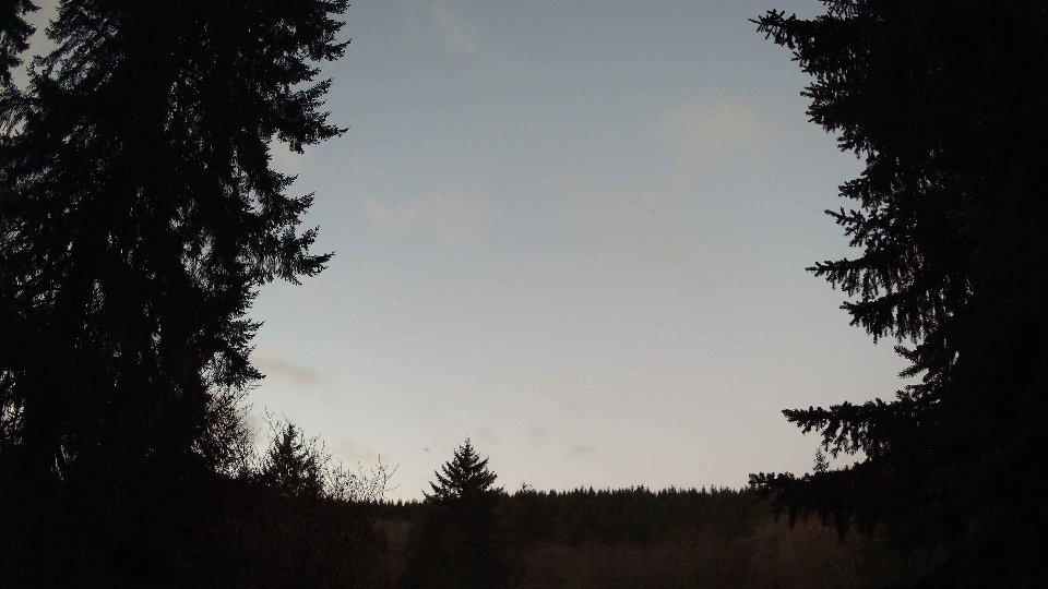 Pacific Northwest skyline timelapse frame from Jan 15th, 2026 at 7:30 AM